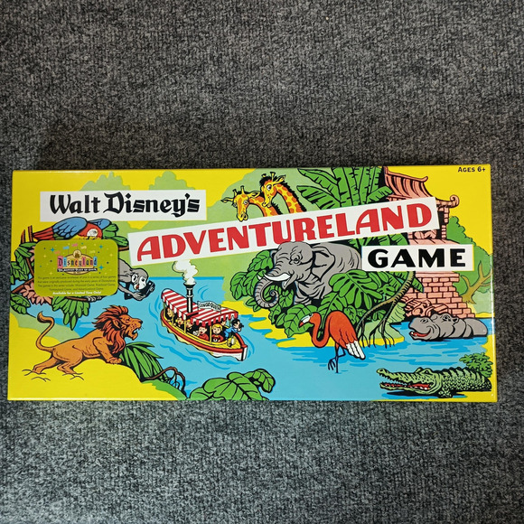 Disney Board Game Lot 4 Adventureland Fantasyland Monorail River 2005 SEALED - Picture 6 of 15